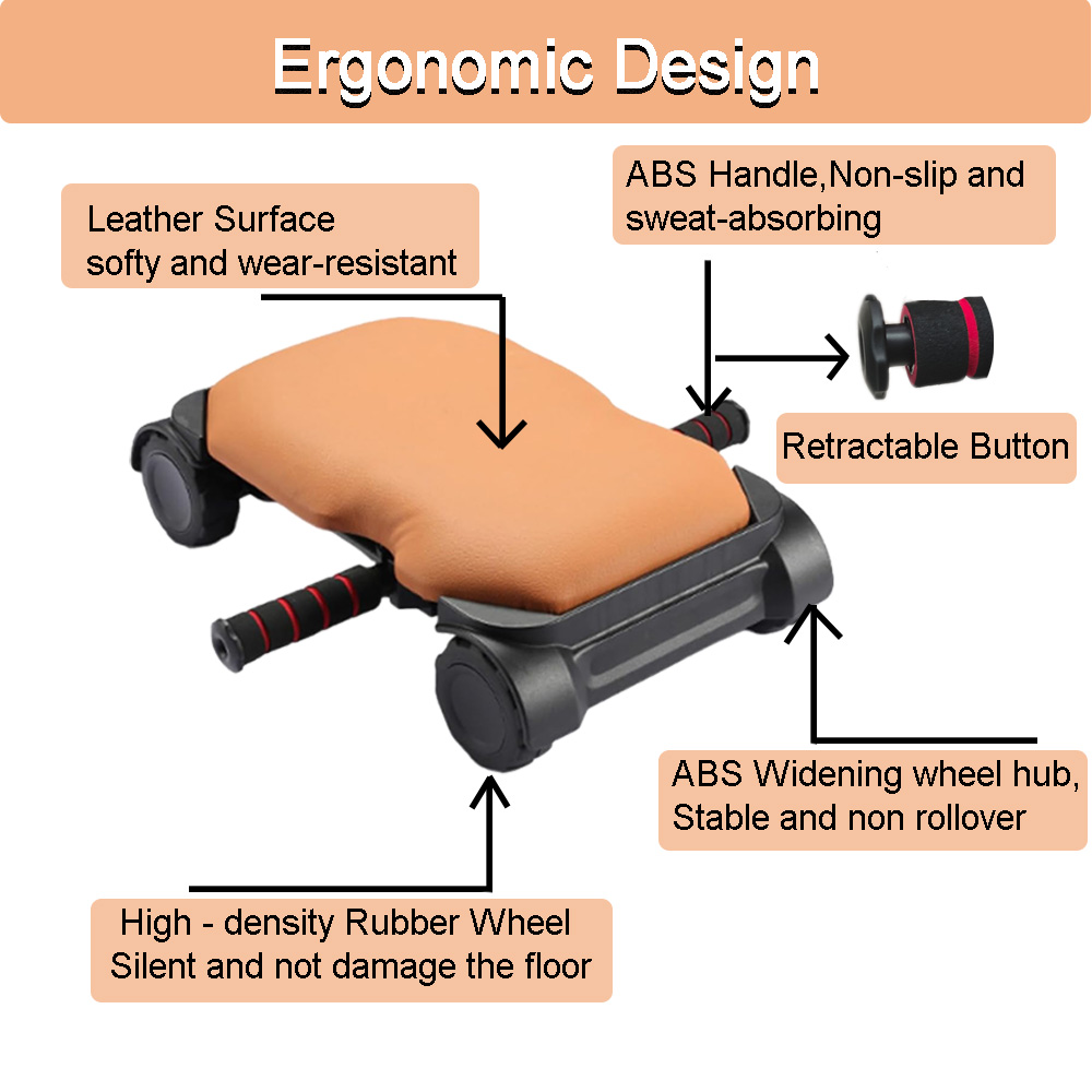 복근 운동 롤러, 4륜 자동 반동 복근 운동기, 팔꿈치 - Ab Roller Wheel With Elbow Support 리뷰 및 가격