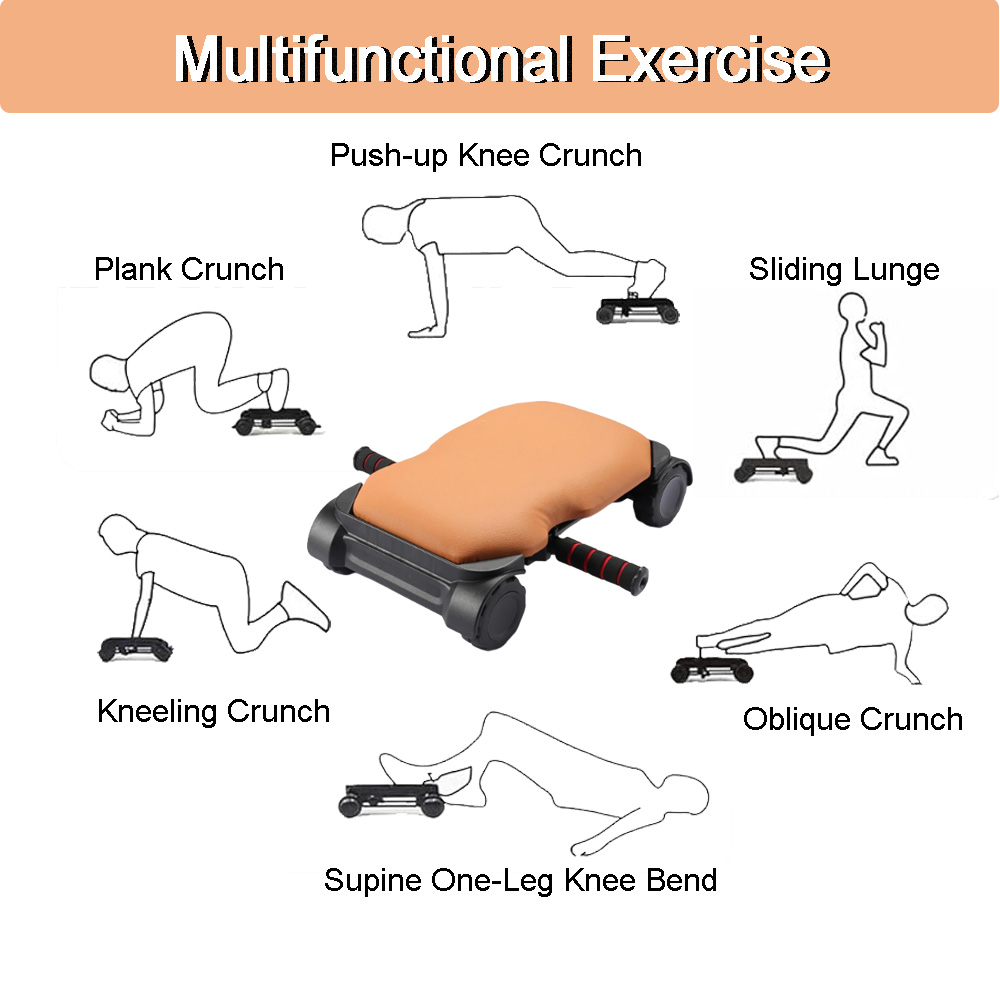 복근 운동 롤러, 4륜 자동 반동 복근 운동기, 팔꿈치 - Ab Roller Wheel With Elbow Support 리뷰 및 가격