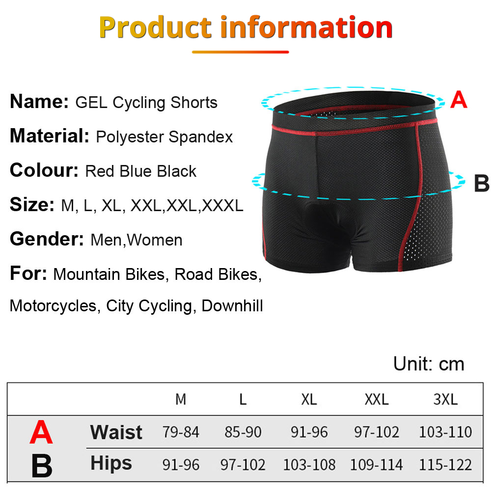 NEWBOLER 사이클링 반바지, 통기성 메쉬 사이클링 - Padded Cycling Shorts 5D Gel 리뷰 및 가격