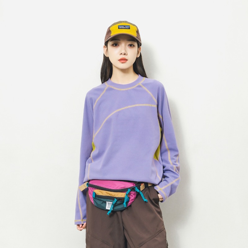유니섹스 아웃도어 컬러 블록 긴팔 티셔츠 스트레치 베이 - Cycling 리뷰 및 가격