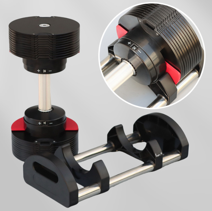 조절 가능한 36kg 전기도금 강철 플레이트 덤벨 세트 - Adjustable Dumbbell Pair 40Kg 리뷰 및 가격